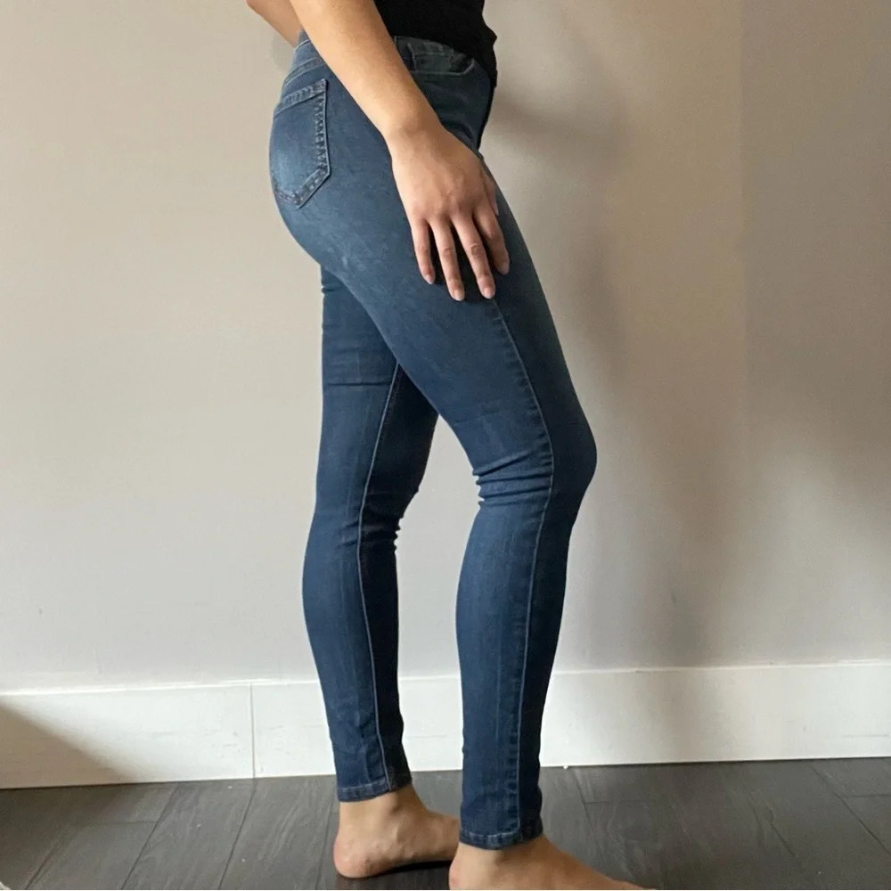 ๐ Blue Spice Womenโs Blue Skinny Jeans - Size 5๐ - Picture 3 of 9